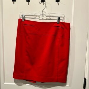 Red Pencil Skirt